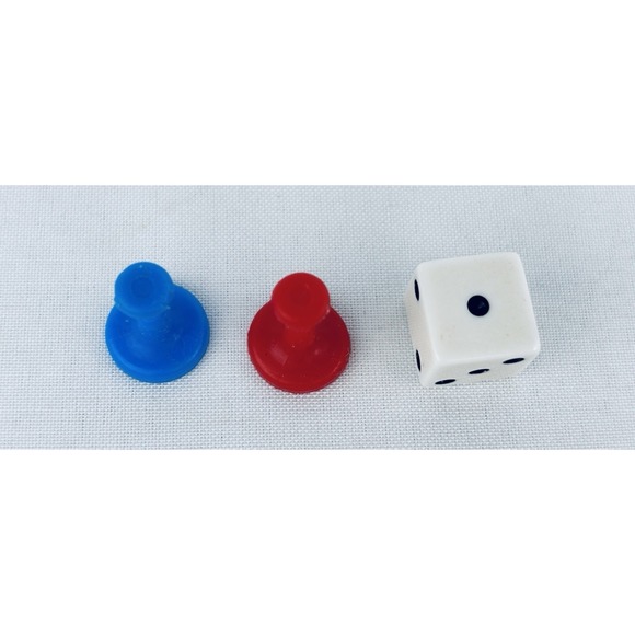 1974‎ Easy Money Milton Bradley Game Original Replacement Parts - Pieces Dice - Picture 2 of 4